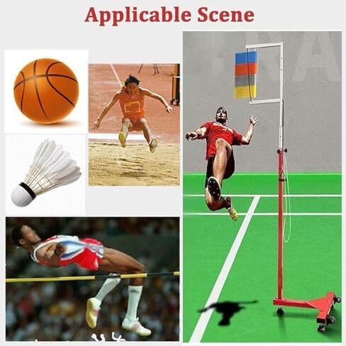Free-Standing Jump Measurement Tester,Jump Gauge Test Stick Tool, Vertical Jump Tester, Basketball Volleyball Jump Test Assessment Tool, 1.2m-3.5m Vertical Jump TRAI in Saudi Arabia