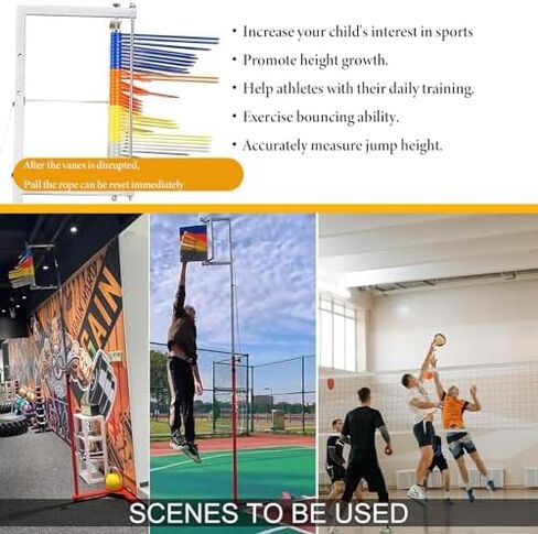 Vertical Jump Tester Equipment,Vertical Leap Measurer,Vertical Jump Measurement Tool for Basketball Training Adolescent Vertical Jumping Trainer Adjustable Height Ve in Saudi Arabia