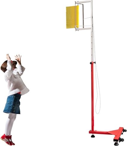 Vertical Jump Tester Equipment,Vertical Leap Measurer,Vertical Jump Trainer with Wheels Jump Tester Measurement Tool Sport Vertical Jump Pole Basketball Jump Trainin in Saudi Arabia