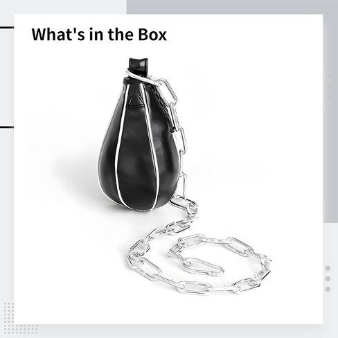 Pro Boxing Double End Speed Ball with Adjustable Chain, Pu Leather Reflex Punching Bag, and Striking Ball for MMA Hand-Eye Speed Training in Saudi Arabia