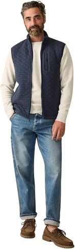 Faherty Men's Epic Quilted Fleece Vest in Saudi Arabia
