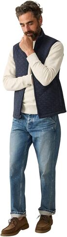 Faherty Men's Epic Quilted Fleece Vest in Saudi Arabia