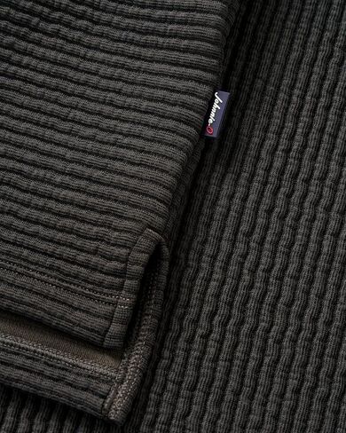 johnnie-O Benjy Heathered Henley Pullover Heather Black/L in Saudi Arabia