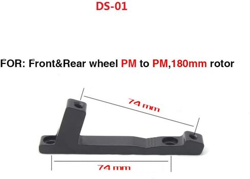 ZTTO MTB Disc Brake Adapter is PM to PM 140/160/180/203mm, Disc Brake Spacer CPS Washer Adaptor Aluminum Alloy in Saudi Arabia