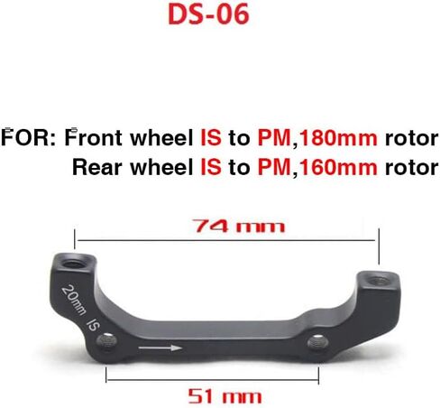 ZTTO MTB Disc Brake Adapter is PM to PM 140/160/180/203mm, Disc Brake Spacer CPS Washer Adaptor Aluminum Alloy in Saudi Arabia