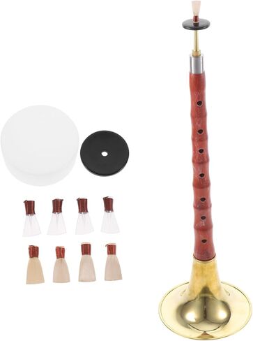 GALPADA 1Set C Key Suona Wind Instrument for Beginners Ethnic Design Durable Construction Easy to Carry and Store Sound for Music Practice in Saudi Arabia