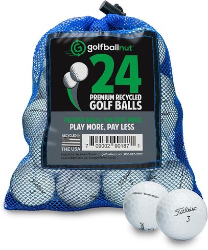 مستعملة ومعاد تدويرها لـ Titleist NXT Mint 5A (أبيض وأصفر) (24 و48) تتضمن حقيبة شبكية لكرات الجولف in Saudi Arabia