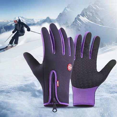 Thermal Winter Gloves with Touchscreen Compatibility – Insulated and Waterproof for Outdoor Sports in Saudi Arabia