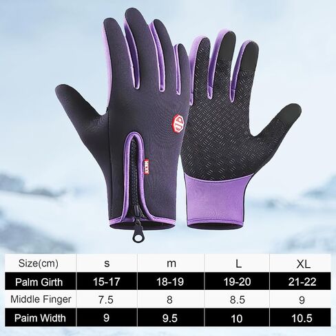 Thermal Winter Gloves with Touchscreen Compatibility – Insulated and Waterproof for Outdoor Sports in Saudi Arabia