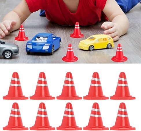 Traffic Cone, 50Pcs Sport Training Agility Marker Plastic RC Remote Control Car Training Toys Mini Football Basketball Drills Multipurpose Practice for Kids Children in Saudi Arabia