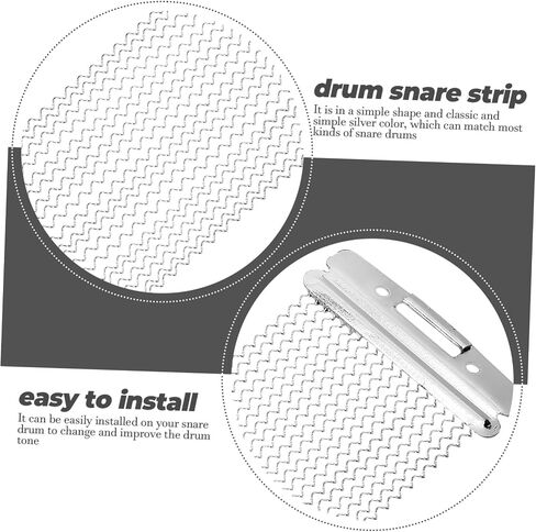 Generic Snare Drum Wire Strands Silver Snare Wires استبدال سهل التركيب بتصميم كلاسيكي لصندوق الكاجون in Saudi Arabia