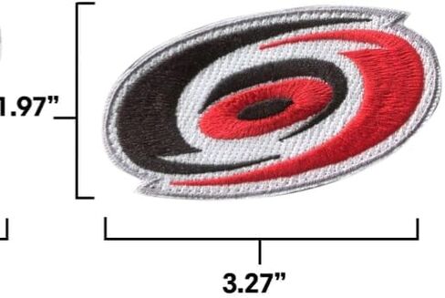 رقعة خطاف لفريق Carolina Hurricanes NHL مرخصة رسميًا (صغير) (رقعة V elcro - لا يمكن كيها) (موزع الترخيص) - من HEDiGEAR in Saudi Arabia