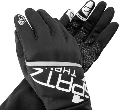 THRMOZ Deep Winter Cycling Gloves – Thermal Bike Gloves with Fold-Out Windproof Shell, Touchscreen Fingers, YKK Zipper – Cold Weather Cycling Gear for Men & Women in Saudi Arabia