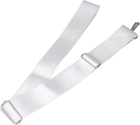 Tennis Net Centre Strap Gear Height Tennis Mesh Bands Stainless Steel Buckle White White in Saudi Arabia
