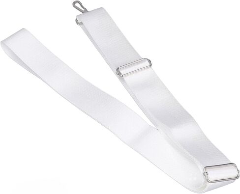 Tennis Net Centre Strap Gear Height Tennis Mesh Bands Stainless Steel Buckle White White in Saudi Arabia