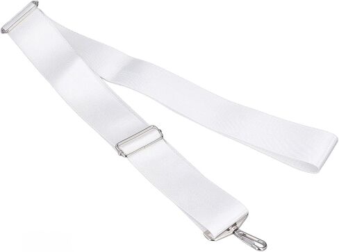 Tennis Net Centre Strap Gear Height Tennis Mesh Bands Stainless Steel Buckle White White in Saudi Arabia