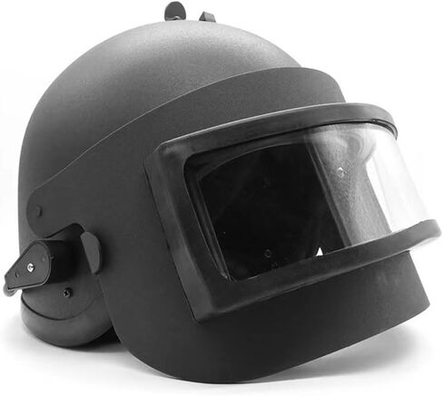 K63 Altyn Russian Helmet, Tactical Russian K63 Altyn Helmet with Steel Vizor Costume, Russian Style Military Helmet Tactical Prop for Airsoft in Saudi Arabia