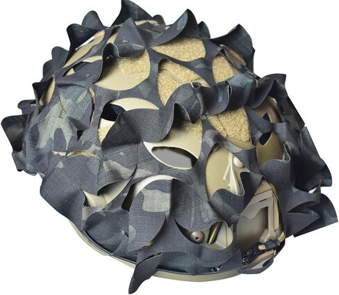 Breathable Mesh Camo Tactical Helmet CoverTactical Gear Fast Helmet Cover in Size M/L in Saudi Arabia