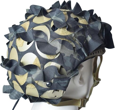Breathable Mesh Camo Tactical Helmet CoverTactical Gear Fast Helmet Cover in Size M/L in Saudi Arabia