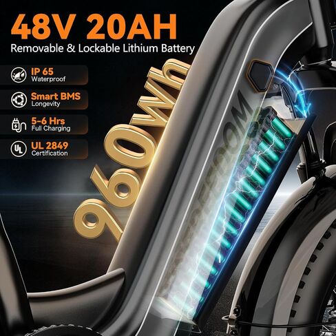 دراجة كهربائية بمحرك 1500 وات للبالغين 80 ميلًا 30 ميلاً في الساعة Ebike 20 بوصة × 4 إطارات سميكة 48 فولت 20 أمبير بطارية قابلة للإزالة دراجة جبلية E دراجة ركاب تعليق أمامي دراجات للرجال والنساء in Kuwait