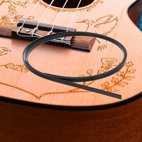 Zerodeko 12pcs Guitar Binding Purfling Strip Abs Material Protective Decorative Edge Inlay for Acoustic Classical Guitar and Ukulele in Saudi Arabia