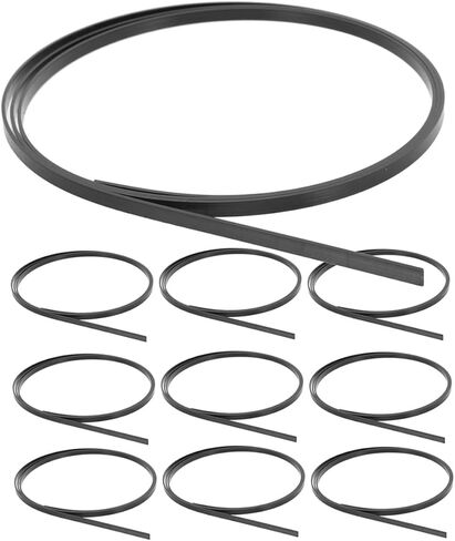 Zerodeko 10pcs Black Abs Guitar Binding Strips Edge Protector Purfling Trim for Acoustic Classical Guitar DIY Decoration and Scratch Prevention in Saudi Arabia