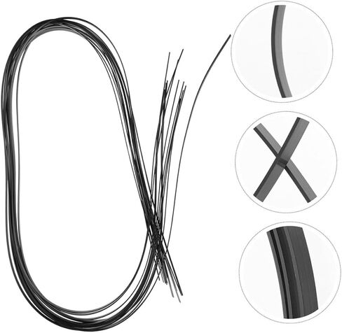 Zerodeko 10pcs Black Abs Guitar Binding Strips Edge Protector Purfling Trim for Acoustic Classical Guitar DIY Decoration and Scratch Prevention in Saudi Arabia