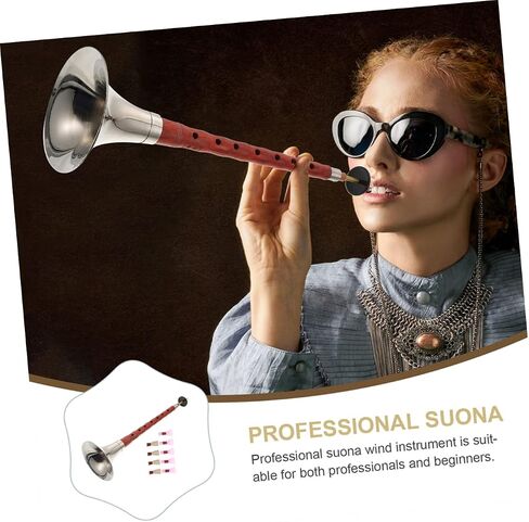 VANZACK 1Set C Key Suona Wind Instrument for Beginners Made Ethnic Music Instrument Easy to Play and Operate for Students and Professionals Reed in Saudi Arabia