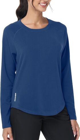 قمصان حرارية نسائية من MOHEEN سويت شيرت من الصوف على الوجهين وأكمام طويلة وطبقة أساسية للطقس البارد in Kuwait