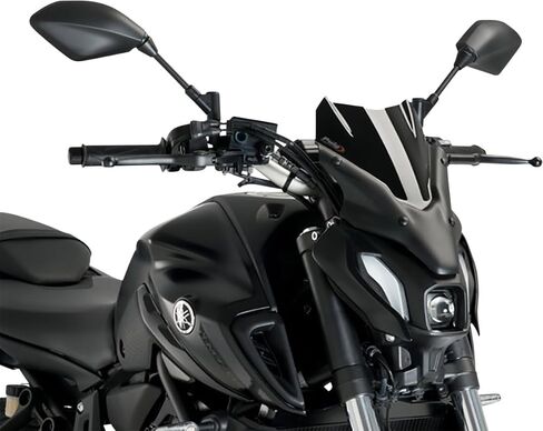 Puig 12.5" New Generation Black Windscreen (20618N) in Saudi Arabia