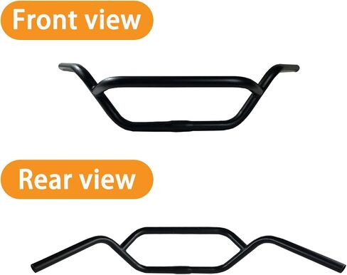 Cruiser Handlebar Handlebar Bicycle Parts 25mm Universal Fits Bikes Bar for E Tricycle, Cruiser, MTB Mountain Bike Black in Saudi Arabia