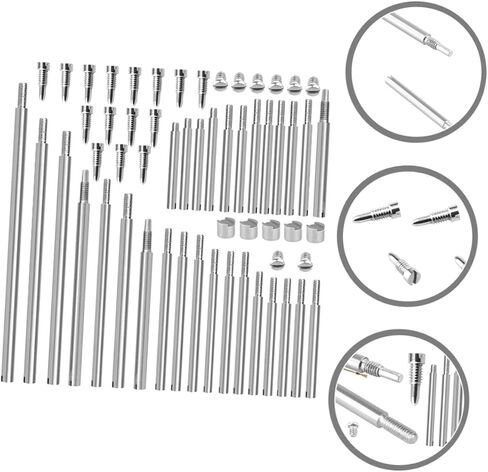 1Set Bassoon Repair Kit Durable Instrument Repair Accessories for Wind Instruments Includes Rods Screws Pads Lightweight Multipurpose Repair Tool in Saudi Arabia