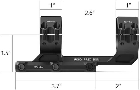 Arken Optics Rigid Precision Scope Mount 20 MOA Cantilever Riflescope Mounts for Precision Shooting in Saudi Arabia