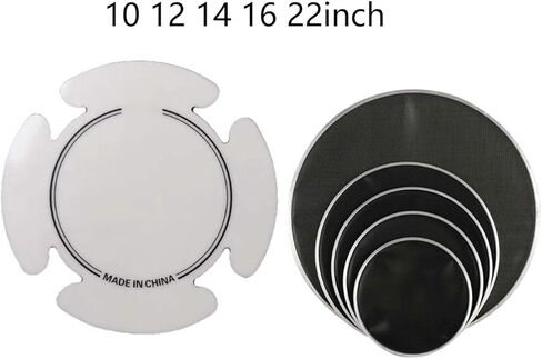 5x Professional Bass Drum Head for Quiet Practice And Volume Control, Style A in Kuwait