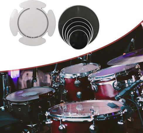 5x Professional Bass Drum Head for Quiet Practice And Volume Control, Style A in Kuwait