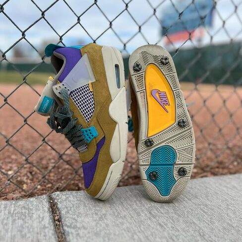 Yardkicks Baseball Cleats Kit: DIY Metal Softball Studs for Your Shoes - Transform Sneakers into Custom Cleats - Unisex Spikes - 20 Studs - Ideal Gift for Ball Players & Kids to Boost Field Traction in Saudi Arabia