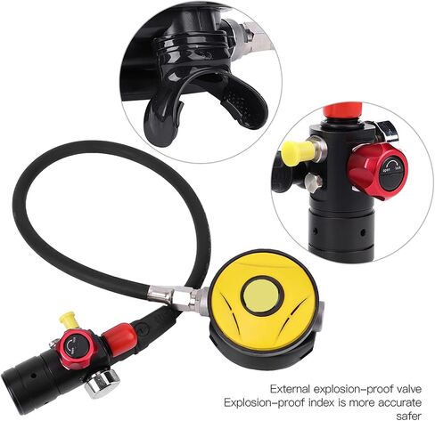 Breathing Scuba Valve Aluminum Alloy S400 Snorkeling Dive Equipment in Saudi Arabia