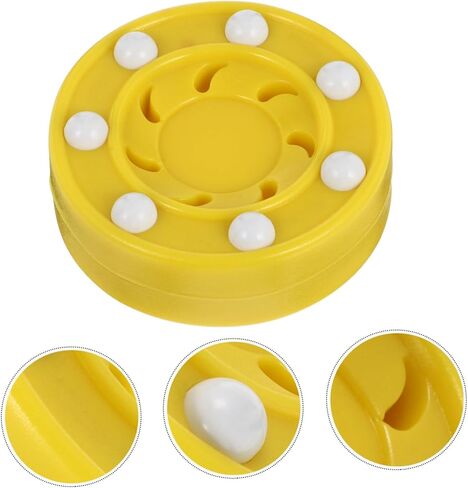 Roller Hockey Puck Training Ball for Practicing Dry Land Hockey Game Accessory Smooth Surface for Powerful Shots Suitable for Men Women Teams and Clubs in Saudi Arabia