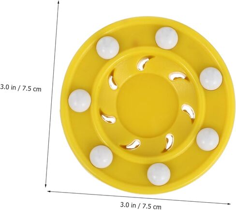 Roller Hockey Puck Training Ball for Practicing Dry Land Hockey Game Accessory Smooth Surface for Powerful Shots Suitable for Men Women Teams and Clubs in Saudi Arabia
