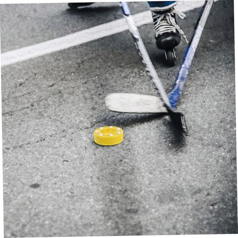 Roller Hockey Puck Training Ball for Practicing Dry Land Hockey Game Accessory Smooth Surface for Powerful Shots Suitable for Men Women Teams and Clubs in Saudi Arabia