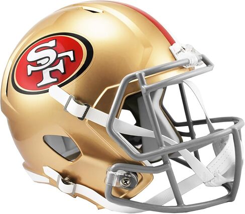 San Francisco 49ers Current Riddell Speed Replica Full Size Helmet - NFL Replica Helmets in Saudi Arabia
