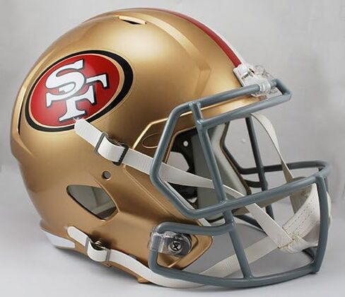 San Francisco 49ers Current Riddell Speed Replica Full Size Helmet - NFL Replica Helmets in Saudi Arabia