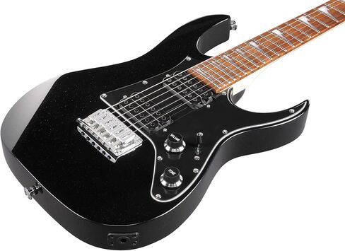 Ibanez GRGM21M RG Gio miKro Short-Scale Electric Guitar - Blue Burst Bundle with Amp, Gig Bag, Tuner, Instrument Cable, Picks, Austin Bazaar Instructional DVD, and Polishing Cloth in Saudi Arabia