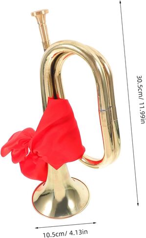 Military Bugle Trumpet for Beginners with Comfortable Grip and Clear Tone Performance Instrument for School Band Teens and Orchestra Players in Saudi Arabia
