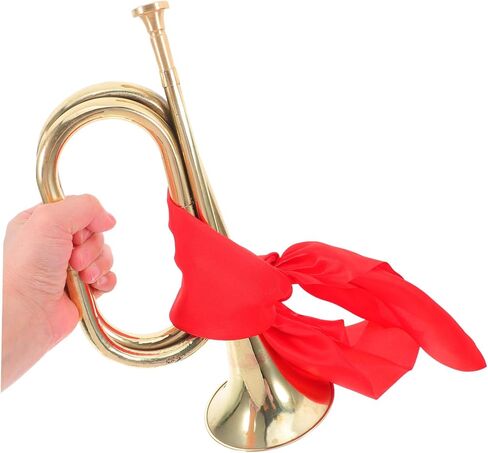 Military Bugle Trumpet for Beginners with Comfortable Grip and Clear Tone Performance Instrument for School Band Teens and Orchestra Players in Saudi Arabia