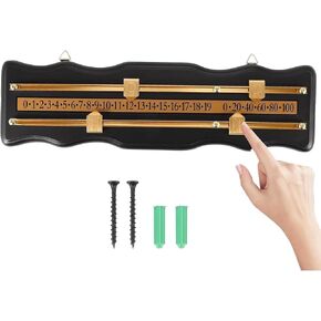 OVARIA Wall Mount Billiard Score Board Shuffleboard Scoreboard Snooker Scoreboard, Counters Club Score Keeper for Family Billiard Hall and Club in Saudi Arabia
