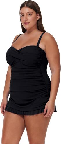 Profile by Gottex Women's Tutti Frutti Plus Size Bandeau Swimdress in Saudi Arabia