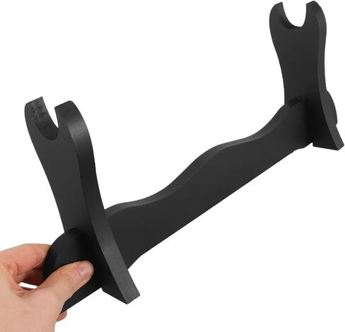 Yardwe Multi-functional Desktop Flute Stand Elegant Display Rack Space-saving Organizer Secure Protective Holder for Home Office Use in Saudi Arabia