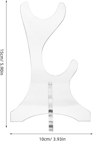حامل فلوت أكريليك شفاف حامل عرض منظم سطح المكتب الرأسي لآلات النفخ الخشبية فلوت الكلارينيت للتخزين الموفر للمساحة in Kuwait
