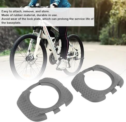 1 Pair Rubber Cleats Pedal Cover, Attach and Remove, Prevents Mud Build up Cleat Cover, for Zero Aero in Saudi Arabia
